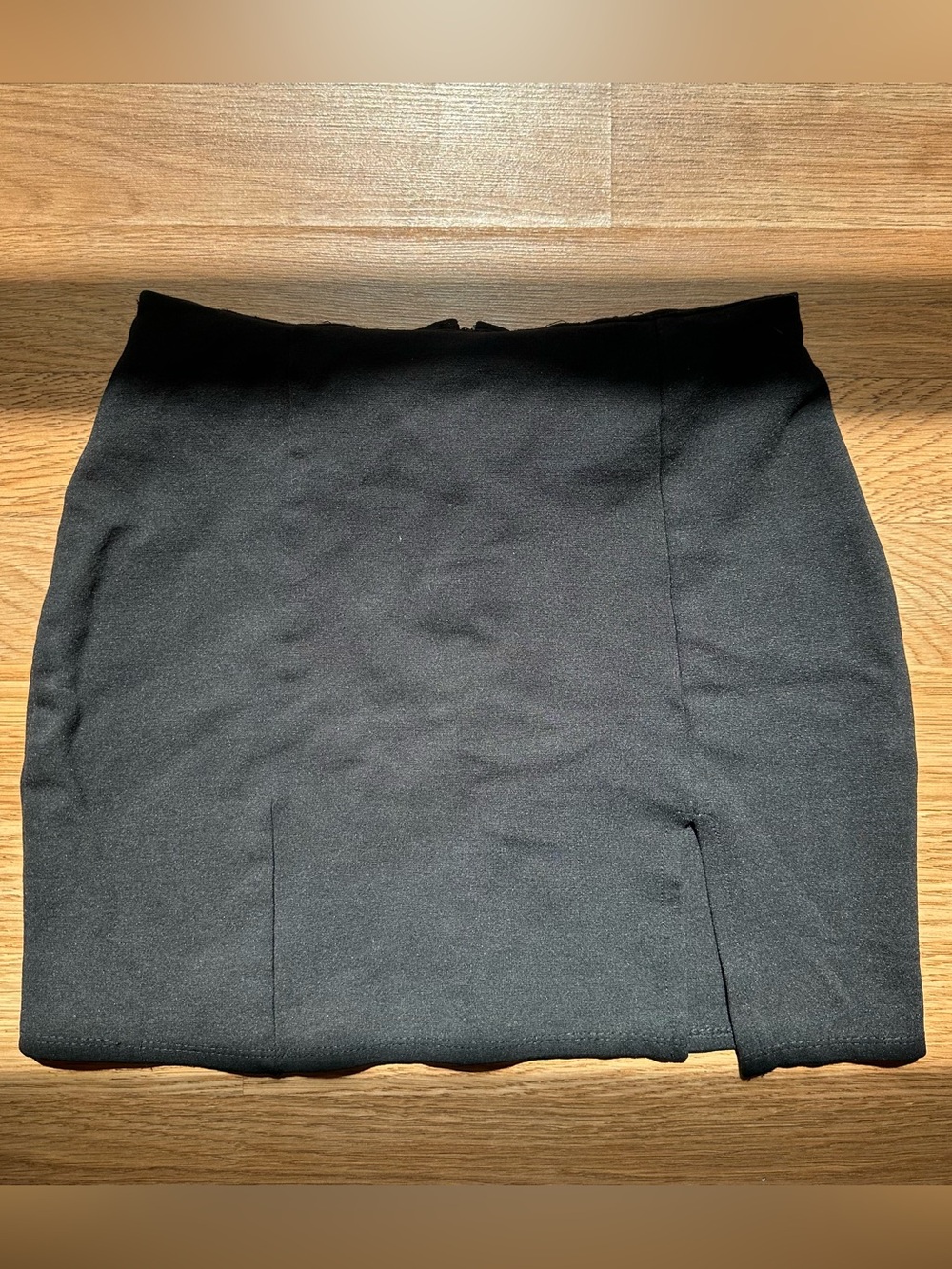 Mini Skirt with Front Slit